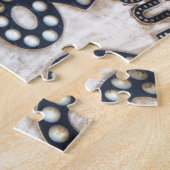 ヴィンテージの画像的なルート66 ジグソーパズル (側面)