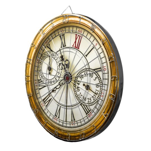 ヴィンテージの白いウサギの古代steampunkの腕時計 ダーツボード (正面右)