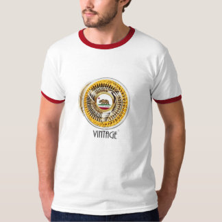 ヴィンテージの白くか赤い信号器のTシャツ Tシャツ