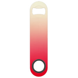 ヴィンテージの白くグラデーションな勾配への粋なネオン赤 スピード栓抜き