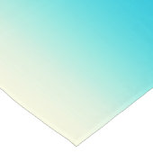 ヴィンテージの白くグラデーションな勾配への粋な水のティール(緑がかった色) ショートテーブルランナー (コーナー)