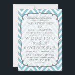 ヴィンテージの白及びスカイブルーのシェブロンのストライプな結婚式 招待状<br><div class="desc">エレガントなモダンけれども豪華な淡いブルーの空および白いシェブロンのパターン(の模様が)あるな背景とのヴィンテージ、古い学校のスタイルのビクトリアンな線条細工の素晴らしいタイポグラフィの結婚式の招待。
名前入りな容易のテンプレート。 利用できるすべての一致項目。
速くそしてすぐにこの招待の権利の現時点をそれがそれで示されているあなた自身のパーティーの詳細といかに見るか見るために個人化できます。 の下の箱の例の文字上のちょうどタイプは「それを」ヘッディング個人化し、それがあなたの目の前の右の現時点を、変えるのを見ます!
多分それ以上の変更にあなた自身…違うなフォントスタイルを選ばせるたいと思えば合うか、フォント色を変えるか、または背部に文字をか写真は加える移動文字…それからちょうど「カスタマイズそれを」より詳しい編集区域に連れて行かれるボタン押します!
私は望めばあなたのためのそれをカスタマイズ幸せです。 ちょうど私をあなたの招待の詳細郵送し、選択を着色すれば私は24時間以内にそれを作成します。
それから…. それとあなたは幸せ…ちょうど出版物は「カートにあなたの順序を置き始めるために」加えます。</div>