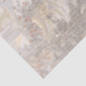 ヴィンテージの白鳥が遺跡の間のパターン 薄葉紙 (詳細)