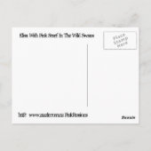 ヴィンテージの白鳥の女性 ポストカード (裏面)