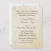 ヴィンテージの白鳥の結婚式招待状 招待状 (裏面)