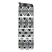 ヴィンテージの白黒の柄d タンブラー (回転右)