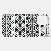 ヴィンテージの白黒の柄d Case-Mate iPhoneケース (裏面 (横))