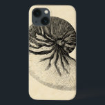 ヴィンテージの白黒コンシュの貝 iPhone 13ケース<br><div class="desc">あなたの次のプロダクトのこのユニークな白黒コンシュの貝殻のイメージを得て下さい。 この驚かせることはの白黒コンシュが付いているセピア色の背景何でもで素晴らしく見ます。 あなたが付いているビーチを取って下さいどこでもあなたによってが行く。</div>