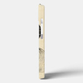 ヴィンテージの白黒コンシュの貝 Case-Mate iPhoneケース (裏面 / 左)