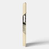 ヴィンテージの白黒コンシュの貝 Case-Mate iPhoneケース (裏面 / 右)