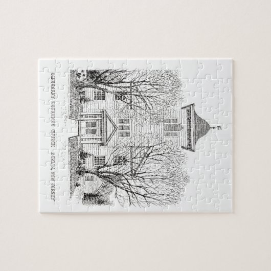 ヴィンテージの百年の統一メソジスト教会のパズル ジグソーパズル (横)