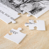 ヴィンテージの百年の統一メソジスト教会のパズル ジグソーパズル (側面)