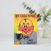 ヴィンテージの目の飲み葉書 ポストカード (スタンド正面)