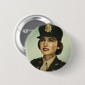 ヴィンテージの看護師部の円形ボタン 缶バッジ (正面&裏面)