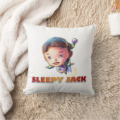 ヴィンテージの眠いジャックの枕 クッション (ブランケット)