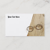 ヴィンテージの眼科医Specs及びガラス 名刺 (裏面)