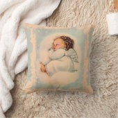 ヴィンテージの睡眠のベビーの守り神 クッション (ブランケット)
