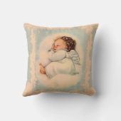 ヴィンテージの睡眠のベビーの守り神 クッション (裏面)