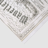 ヴィンテージの短命なもののDecoupageの紙 薄葉紙 (詳細)