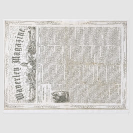 ヴィンテージの短命なもののDecoupageの紙 薄葉紙