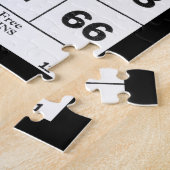 ヴィンテージの短命なもの|のヴィンテージのビンゴカード ジグソーパズル (側面)