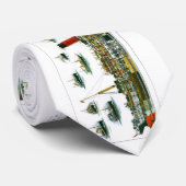 ヴィンテージの石版のイギリスの遠洋定期船RMS Caronia ネクタイ (ロール)