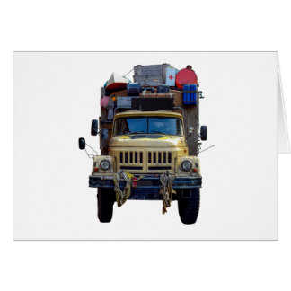 ヴィンテージの砂漠の探険のトラック