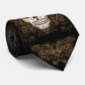 ヴィンテージの砂糖のスカル#2のタイ ネクタイ (ロール)