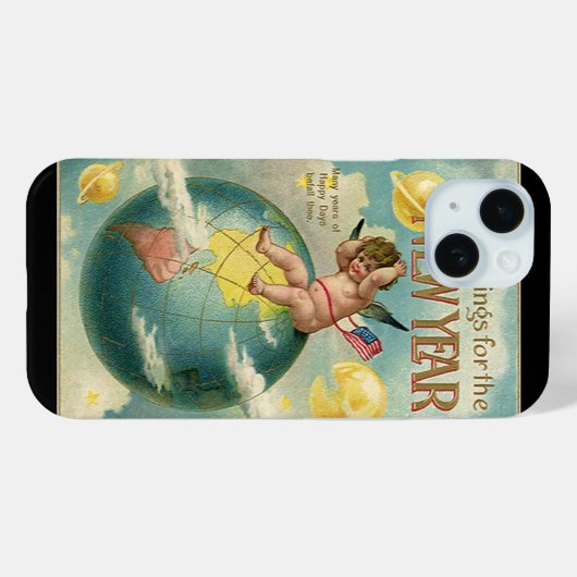 ヴィンテージの祝日 Case-Mate iPhoneケース (裏面 (横))