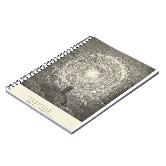 ヴィンテージの神の喜劇のノート ノートブック (左側)