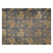 ヴィンテージの神話のファンタジーのドラゴンの壁紙 テーブルクロス (正面(横))