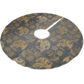 ヴィンテージの神話のファンタジーのドラゴンの壁紙 ブラッシュドポリエステルツリースカート (アングル)