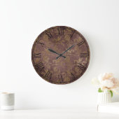 ヴィンテージの神話のファンタジーのペガソスの壁紙 ラージ壁時計 (ホーム)