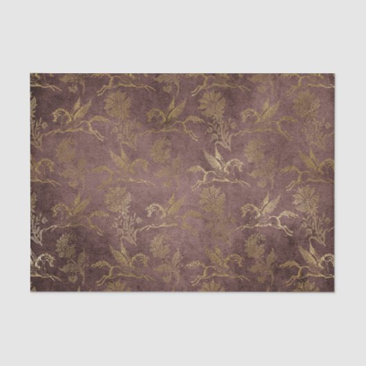 ヴィンテージの神話のファンタジーのペガソスの壁紙 薄葉紙 (正面)