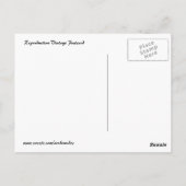 ヴィンテージの秋の風景 ポストカード (裏面)