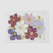 ヴィンテージの種のパケットに着想を得たデコパージュ 薄葉紙 (正面)