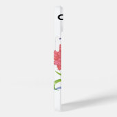 ヴィンテージの種パケットラベルアート、 カーネーションの花 Case-Mate iPhoneケース (裏面 / 右)