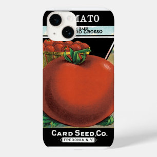 ヴィンテージの種パケットラベルアート、トマト ポモドーロ Case-Mate iPhone 14ケース