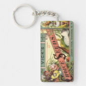 ヴィンテージの種パケットラベルアート、ヴィックのチョイスシード キーホルダー (正面)