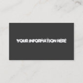 ヴィンテージの積み込みのグランジな名刺 名刺 (裏面)