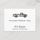 ヴィンテージの積み込み 名刺 (正面)