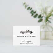 ヴィンテージの積み込み 名刺 (スタンド正面)