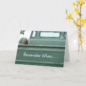 ヴィンテージの積み込みTruck2 #1-はカスタマイズ カード (黄色い花)