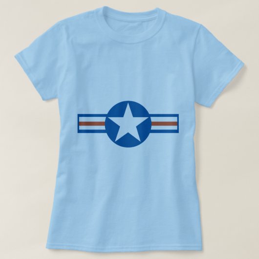 ヴィンテージの空軍Logo_2 Tシャツ (デザイン正面)
