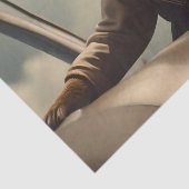 "ヴィンテージの空：古い飛行機のカンガルーパイロット 薄葉紙 (詳細)