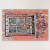 ヴィンテージの窓の火格子 ジグソーパズル (横)