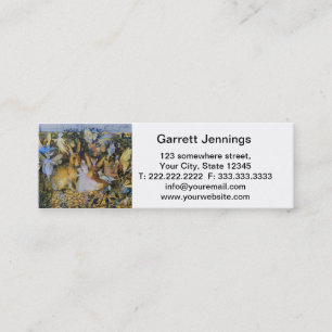 ヴィンテージの童謡のキャラクター スキニー名刺