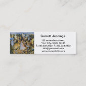 ヴィンテージの童謡のキャラクター スキニー名刺 (正面)