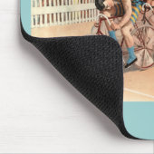 ヴィンテージの競輪ポスター芸術 マウスパッド (コーナー)