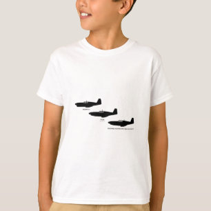 ヴィンテージの第二次世界大戦の北アメリカP-51ムスタング Tシャツ